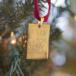 Handwritten Ornament