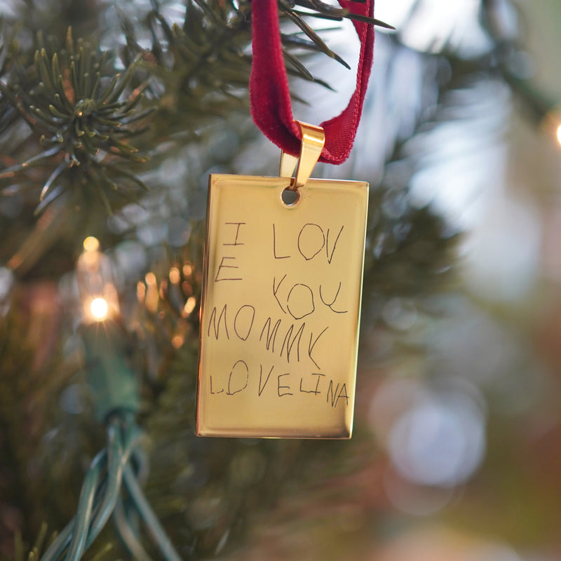 Handwritten Ornament