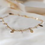 Baguette drop Anklet