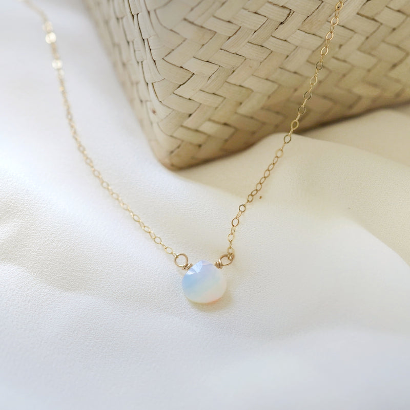 Teardrop Opal Necklace