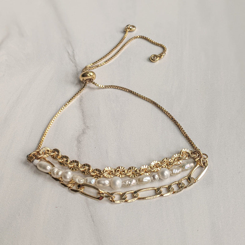 Pearl Adjustable Bracelet