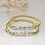 Custom Name + Date Bracelet Set